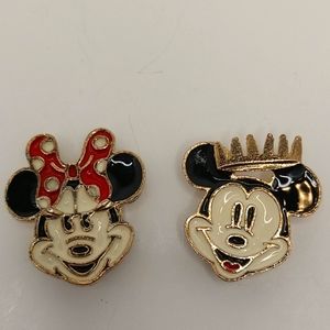 Mickey Mouse and Minnie Mouse Button Cover Set